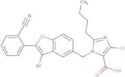 1-{[3-bromo-2-(2-cyanophenyl)-1-benzofuran-5-yl]methyl}-2-butyl-4-chloro-1H-imidazole-5-carboxylic…