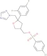 [(3S,5R)-5-(2,4-Difluoro-phenyl)-5-[1,2,4]triazol-1-ylmethyl-tetrahydro-furan-3-ylmethyl 4-chlorob…