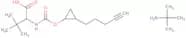 2-Methylpropan-2-amine (S)-3,3-dimethyl-2-((((1R,2R)-2-(pent-4-yn-1-yl)cyclopropoxy)carbonyl)amino…