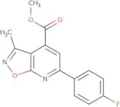 Methyl 6-(4-fluorophenyl)-3-methylisoxazolo[5,4-b]pyridine-4-carboxylate
