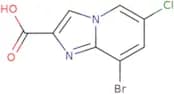 8-Bromo-6-chloroimidazo[1,2-a]pyridine-2-carboxylic acid