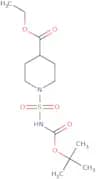 Ethyl 1-(N-(tert-butoxycarbonyl)sulfamoyl)piperidine-4-carboxylate