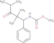Methyl N-(2,2,4-trimethyl-3-oxo-1-phenylpent-1-yl)carbamate