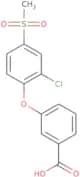 3-[(2-Chloro-4-methylsulfonyl)phenoxy]benzoic acid