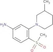 3-(3-Methylpiperidin-1-yl)-4-methylsulfonylaniline