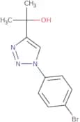 2-(1-(4-Bromophenyl)-1H-1,2,3-triazol-4-yl)propan-2-ol