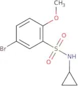 5-Bromo-N-cyclopropyl-2-methoxybenzenesulfonamide