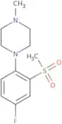 1-[4-Fluoro-2-(methylsulphonyl)phenyl]-4-methylpiperazine