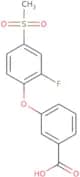3-[(2-Fluoro-4-methylsulfonyl)phenoxy]benzoic acid