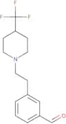 3-{2-[4-(Trifluoromethyl)piperidin-1-yl]ethyl}benzaldehyde