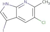 5-Chloro-3-iodo-6-methyl-1H-pyrrolo[2,3-b]pyridine