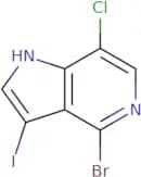 4-Bromo-7-chloro-3-iodo-1H-pyrrolo[3,2-c]pyridine