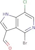 4-Bromo-7-chloro-1H-pyrrolo[3,2-c]pyridine-3-carbaldehyde