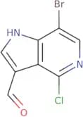 7-Bromo-4-chloro-1H-pyrrolo[3,2-c]pyridine-3-carbaldehyde