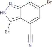 3,6-Dibromo-1H-indazole-4-carbonitrile