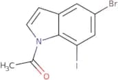 1-(5-Bromo-7-iodo-1H-indol-1-yl)ethanone