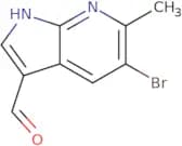 5-Bromo-6-methyl-1H-pyrrolo[2,3-b]pyridine-3-carbaldehyde