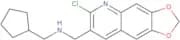 (6-Chloro-[1,3]dioxolo[4,5-G]quinolin-7-ylmethyl)-cyclopentylmethyl-amine