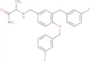 (S)-2-[[3-(3-Fluorobenzyl)-4-[(3-fluorobenzyl)oxy]benzyl]amino]propanamide