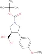 trans-1-Boc-3-carboxy-4-(4-methoxyphenyl)pyrrolidine
