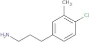 3-(4-Chloro-3-methylphenyl)propan-1-amine