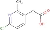 2-(6-Chloro-2-methylpyridin-3-yl)acetic acid