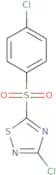 3-Chloro-5-(4-chlorophenylsulfonyl)-1,2,4-thiadiazole