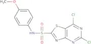 5,7-Dichloro-N-(4-methoxyphenyl)thiazolo[4,5-d]pyrimidine-2-sulfonamide