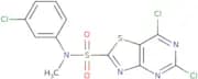 5,7-Dichloro-N-(3-chlorophenyl)-N-methyl-[1,3]thiazolo[4,5-d]pyrimidine-2-sulfonamide
