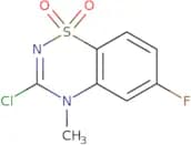 3-Chloro-6-fluoro-4-methyl-4H-1λ6,2,4-benzothiadiazine-1,1-dione
