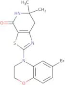 2-(6-Bromo-2H-benzo[b][1,4]oxazin-4(3H)-yl)-6,6-dimethyl-6,7-dihydrothiazolo[5,4-c]pyridin-4(5H)-o…