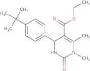 Ethyl 4-[4-(tert-butyl)phenyl]-1,6-dimethyl-2-oxo-1,2,3,4-tetrahydro-5-pyrimidinecarboxylate