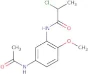 2-Chloro-N-(5-acetamido-2-methoxyphenyl)propanamide