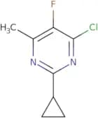 4-Chloro-2-cyclopropyl-5-fluoro-6-methylpyrimidine