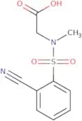 2-(N-Methyl2-cyanobenzenesulfonamido)acetic acid
