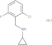 N-[(2-Chloro-6-fluorophenyl)methyl]cyclopropanamine hydrochloride