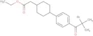 ethyl 2-{4-[4-(2-bromo-2-methylpropanoyl)phenyl]cyclohexyl}acetate