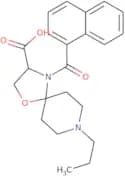 4-(Naphthalene-1-carbonyl)-8-propyl-1-oxa-4,8-diazaspiro[4.5]decane-3-carboxylic acid