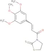 1-(2-Sulfanylidene-1,3-thiazolidin-3-yl)-3-(3,4,5-trimethoxyphenyl)prop-2-en-1-one