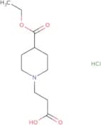 3-[4-(Ethoxycarbonyl)piperidin-1-yl]propanoic acid hydrochloride