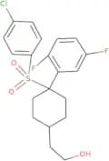 2-(4-((4-Chlorophenyl)sulfonyl)-4-(2,5-difluorophenyl)cyclohexyl)ethanol