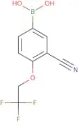 [3-cyano-4-(2,2,2-trifluoroethoxy)phenyl]boronic acid