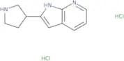 2-Pyrrolidin-3-yl-1H-pyrrolo[2,3-b]pyridine dihydrochloride