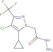 2-[4-Chloro-5-cyclopropyl-3-(trifluoromethyl)-1H-pyrazol-1-yl]acetohydrazide