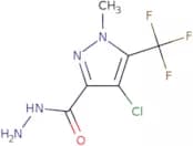 4-Chloro-1-methyl-5-(trifluoromethyl)-1H-pyrazole-3-carbohydrazide