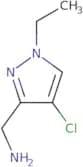 C -(4-Chloro-1-ethyl-1 H -pyrazol-3-yl)-methylamine hydrochloride
