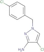 4-Chloro-1-[(4-chlorophenyl)methyl]-1H-pyrazol-3-amine