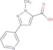 1-Methyl-3-(pyridin-3-yl)-1H-pyrazole-5-carboxylic acid