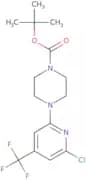 6-Chloro-2-(4-tert-butoxycarbonylpiperazino)-4-(trifluoromethyl)pyridine