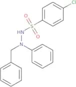 4-Chlorobenzenesulfonic acid 2-phenyl-2-(phenylmethyl)hydrazide
